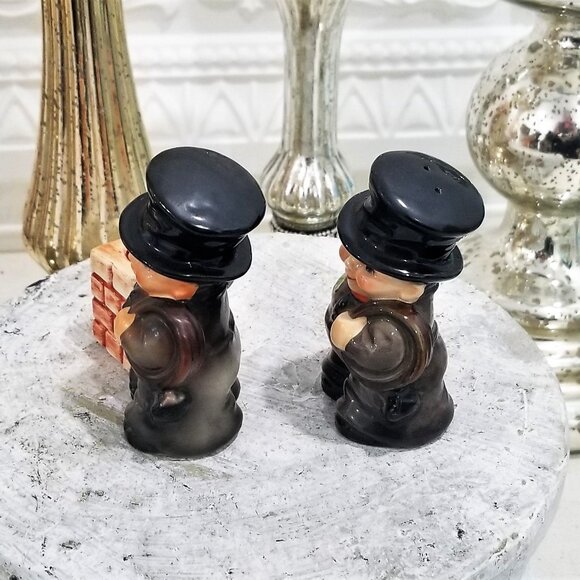 Goebel Chimney Sweep Figurines Egg Timer Shaker - Germany Vintage - Picture 2 of 5